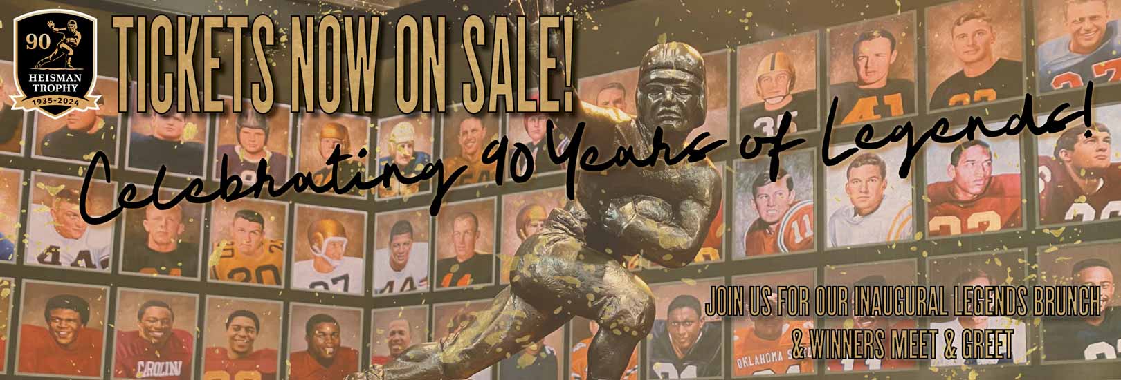 90th Anniversary of the Heisman Trophy. Heisman Legends Brunch, Meet and Greet