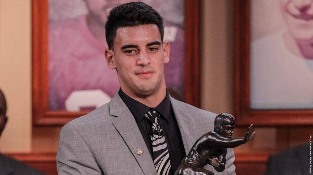 Marcus Mariota of Oregon selected as the 2014 Heisman Trophy winner