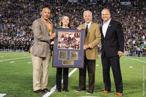 John Huarte Honored on Field Golden Heisman Anniversary